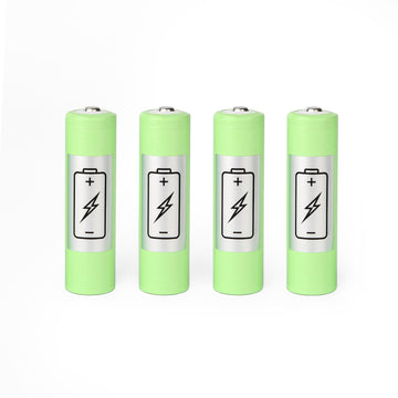 18650 Rechargeable Li-ion Battery 4 Pack for Dive Lights