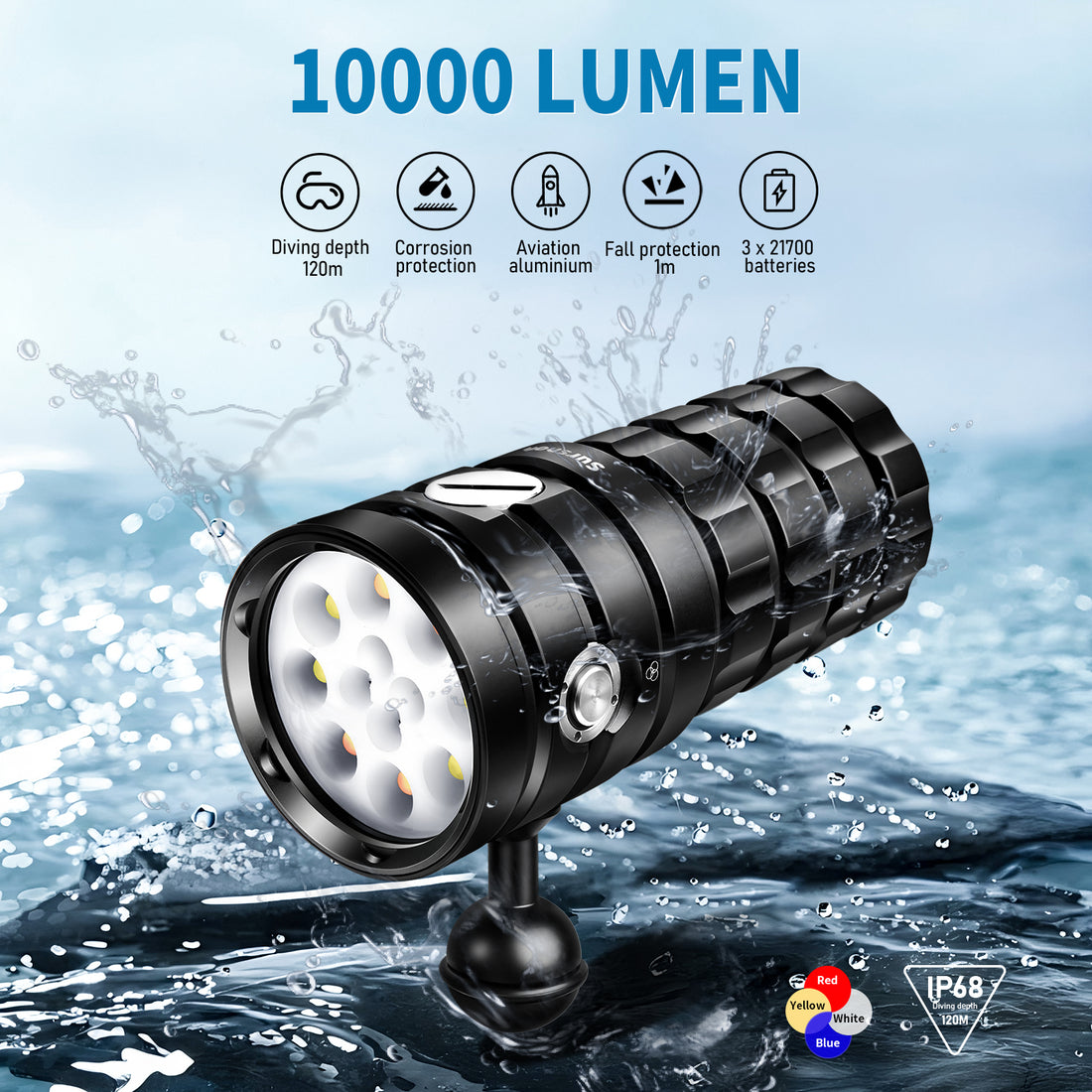 Starshine SR 10000 Lumens- Professional Underwater Video Light