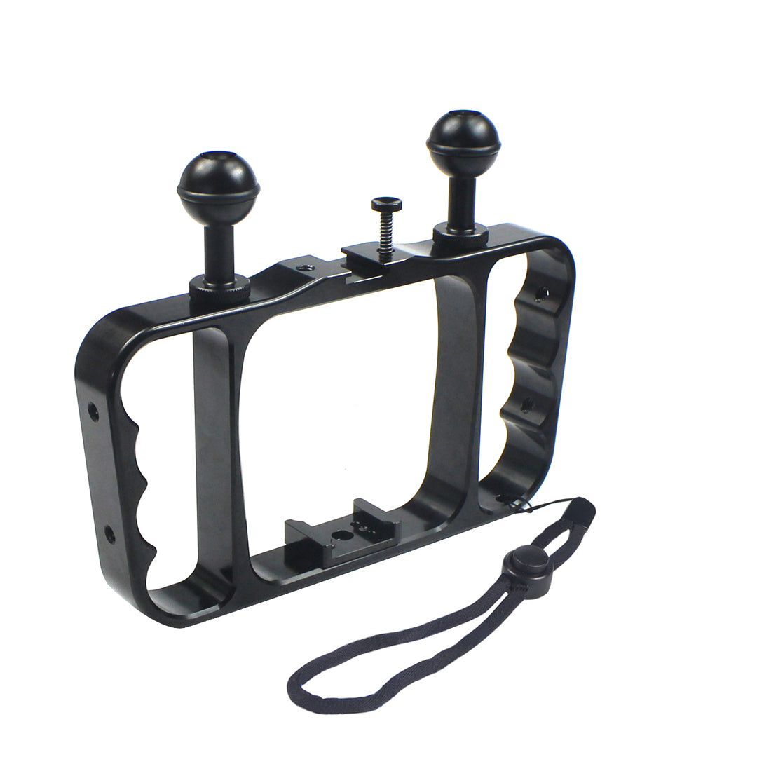 Sursnong Aluminum Underwater Camera Tray with Dual Handles for GoPro