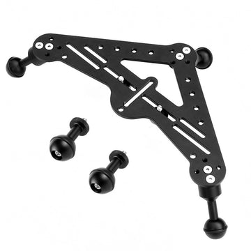 Sursnong Triangular Underwater Camera Rig Mount Stabilizer Bracket