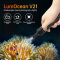 Underwater macro photography lights